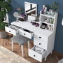 Hanah Home BJ101 - 2294 Mesa de Maquillaje Blanca